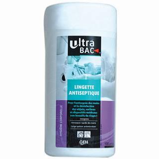 LINGETTES ANTISEPTIQUES - ULTRA BAC