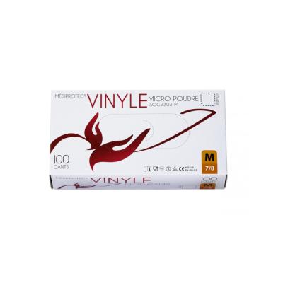 GANTS VINYLE jetables - Taille M (7/8)